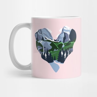 Mountain Heart Mug